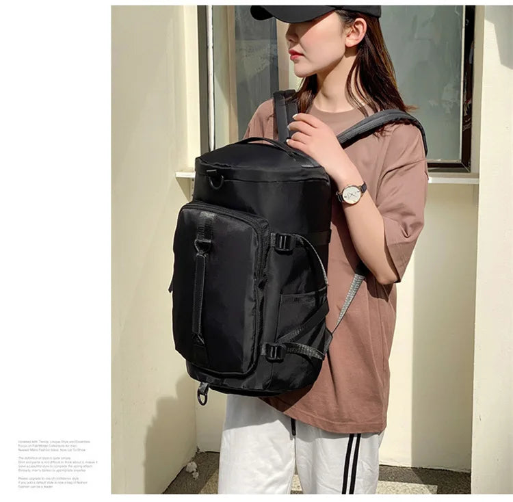 Fashion Sports Swimming Bag Dry Wet Separate Independent Shoe Warehouse Large Capacity Backpack Travel Bag Casual Luggage Bag