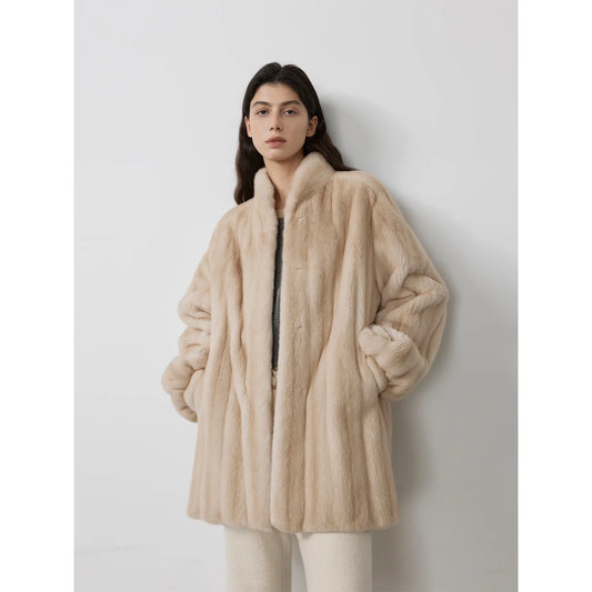 Meteor Variations Sable Fur Coat Women