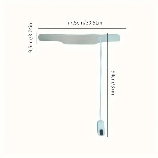 USB Rechargeable 360° Scalp Massager with Heat & Air Compression(Blue) - Kiki of DC Styles Store