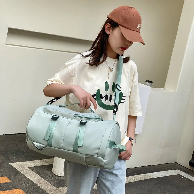 Fashion Sports Swimming Bag Dry Wet Separate Independent Shoe Warehouse Large Capacity Backpack Travel Bag Casual Luggage Bag