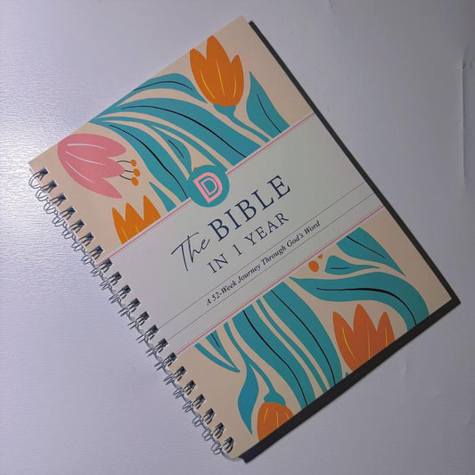 The Study the Bible for 1 Year - 52 Week Bible Journal, Bible Study Book, Personal Organizer, Office Stationery & Supplies, Gift for Women & Men - Kiki of DC Styles Store