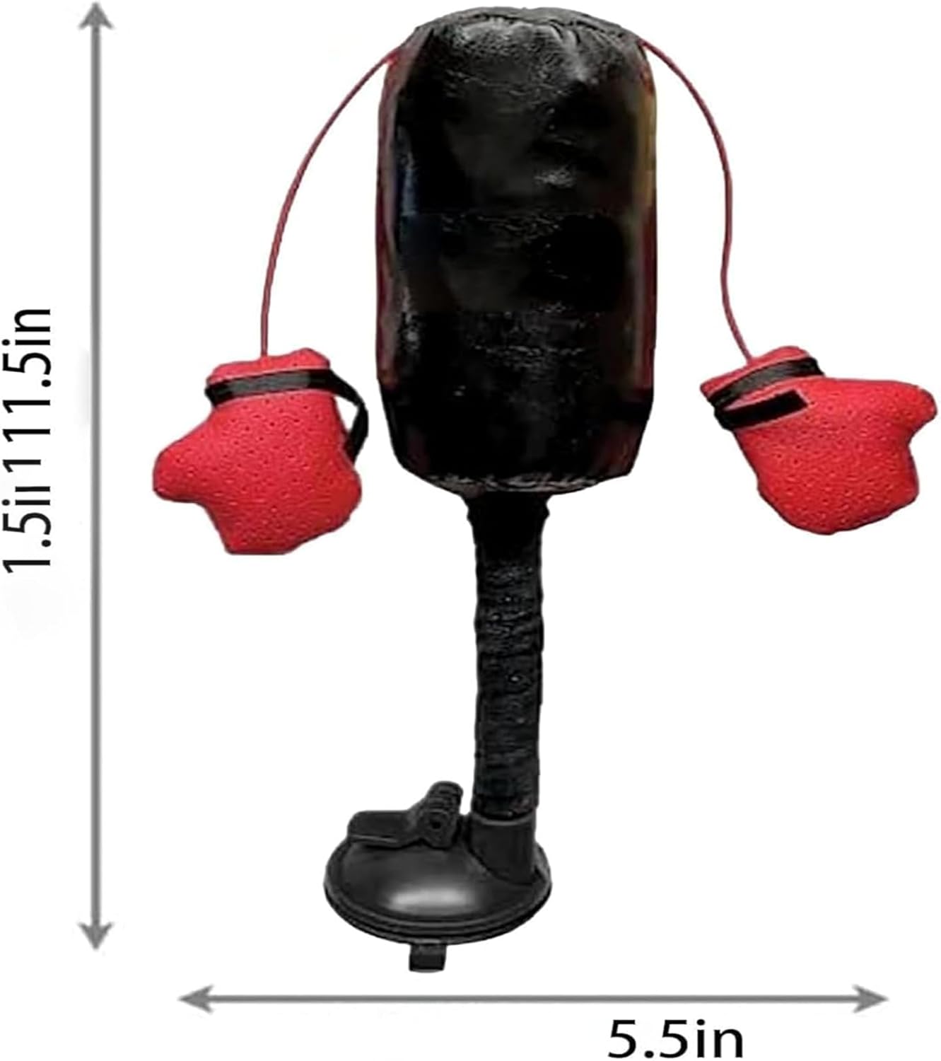 Cat Boxing Toy with Suction Cup, Interactive Cat Punching Bag Toy with Dangling Boxing Gloves, Bells & Crinkles, Kitten Toys for Indoor Cats Play, Exercise, Entertainment