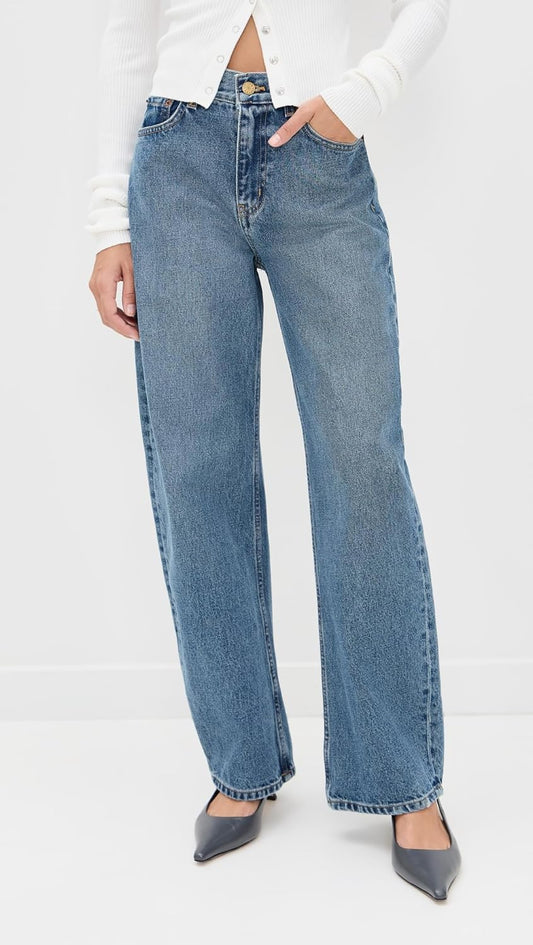 Women'S Leroy Mid Relaxed Bow Jeans