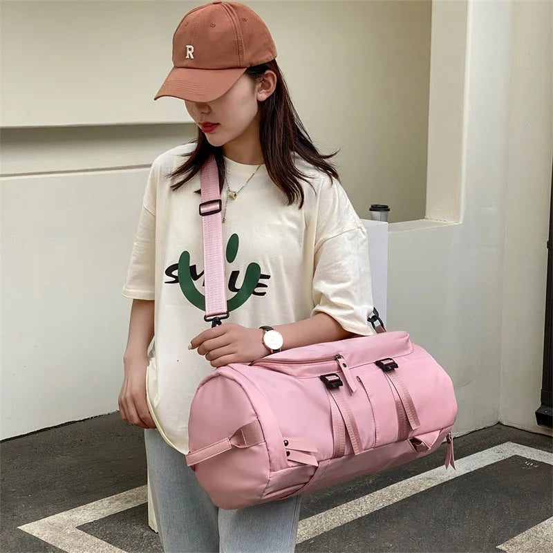 Fashion Sports Swimming Bag Dry Wet Separate Independent Shoe Warehouse Large Capacity Backpack Travel Bag Casual Luggage Bag