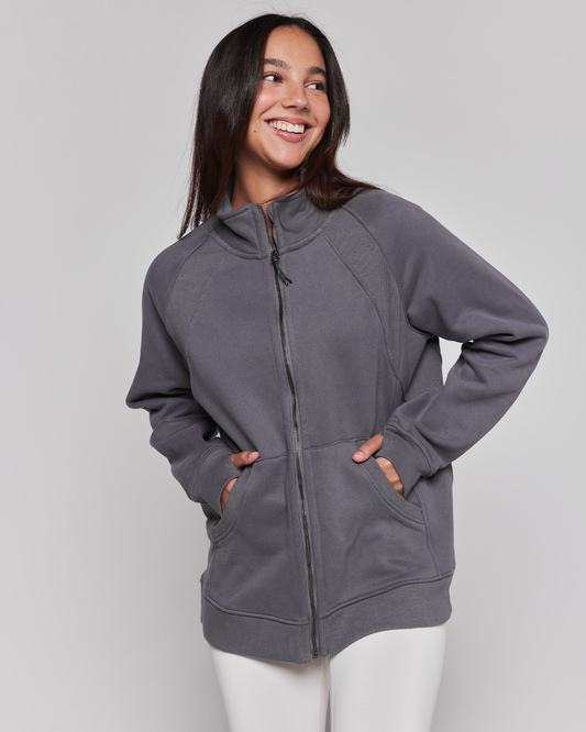Effortless Fleece Oversized Jacket - Kiki of DC Styles Store