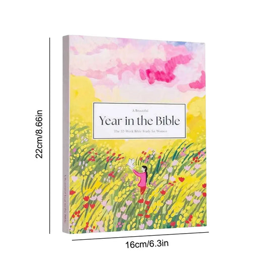 A Beautiful Year In The Bible: A 52 Weeks Bible Study For Women Bible Study Guide With Suggested Reading Biblical Work PaperBook - Kiki of DC Styles Store