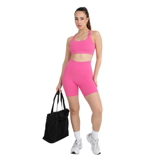 Active Women'S Ultraluxe Strappy Medium Impact Bra, Athleisure, 4-Way-Stretch, Beach Party, 4X - Kiki of DC Styles Store