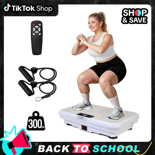 【Tiktokshopbacktoschool】Rotai Vibration Plate Exercise Machine Shake Plate Exercise Machine Full Body Workout Vibration Plate Lymphatic Drainage 1-99 Adjustable Speeds Power for Shaping Wellness Recovery Home Gym Core Strength Relaxation - Kiki of DC Styles Store