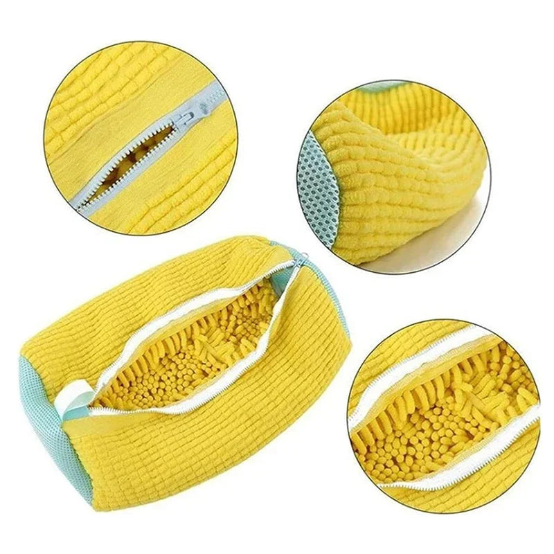 Laundry Bags Shoe Washing Machine Bag-with Zipper Non-Abrasive Washing Machine Shoe Protector Bags for Sneakers Travel Storage