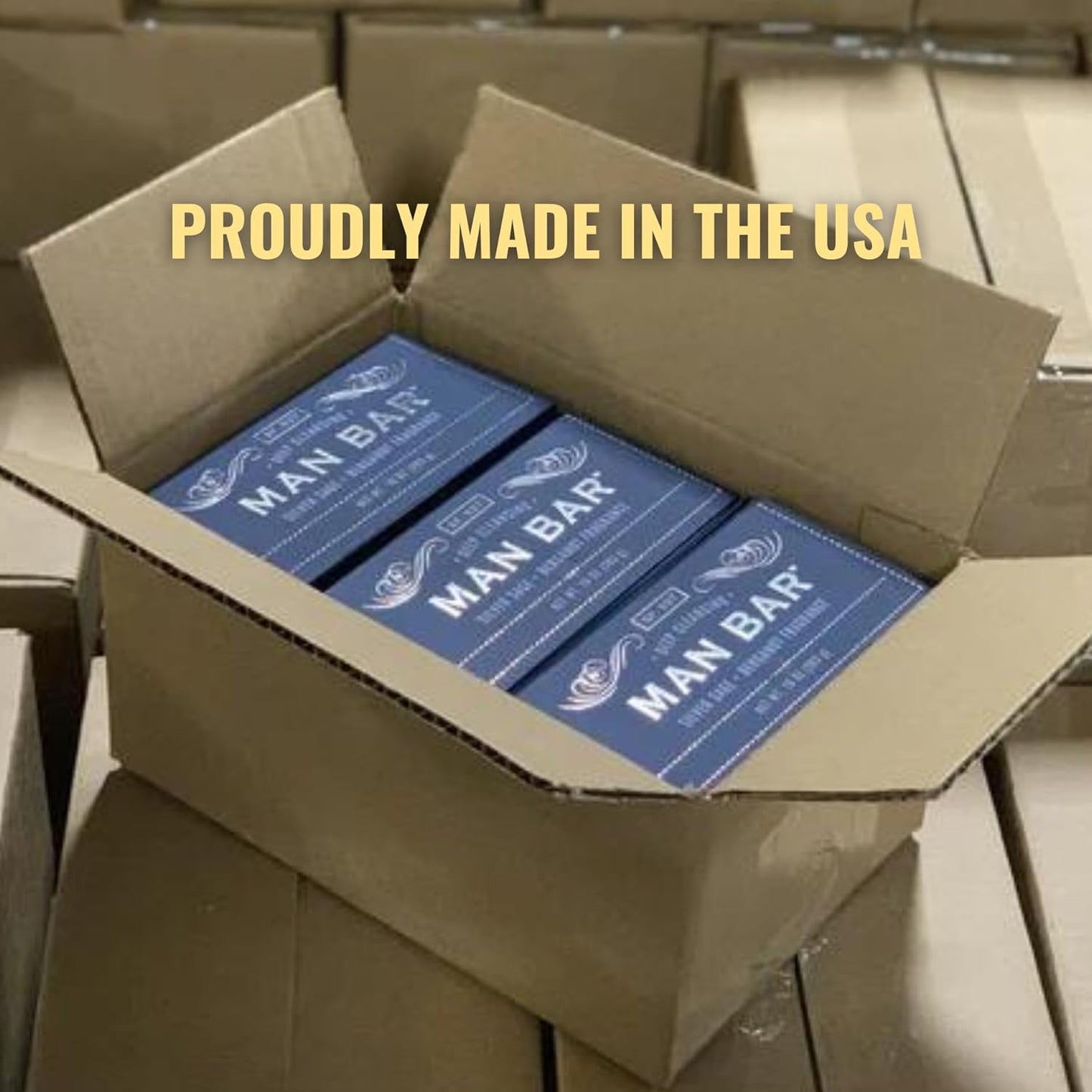 San Francisco Soap Co Man Bar 3-Piece Gift Set - No Harmful Chemicals - Good for All Skin Types - Made in the USA - Kiki of DC Styles Store