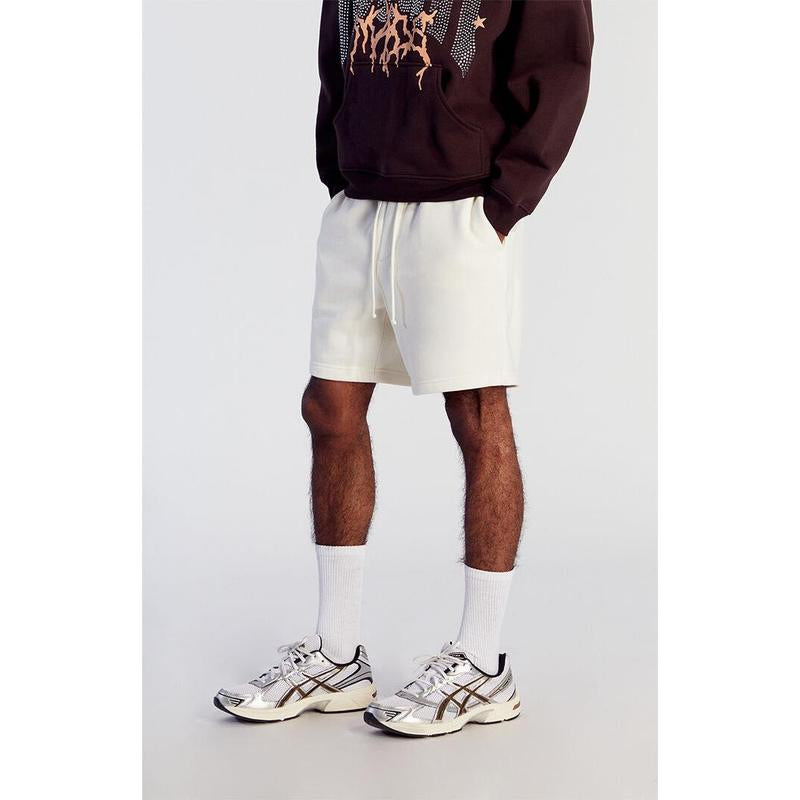 Pacsun Men'S Fleece Cream Sweat Shorts - Kiki of DC Styles Store