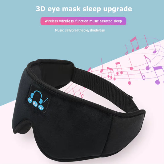 Sleep Headphones 3D Bluetooth 5.0 Headband Sleeping Headphones Wireless Music Eye Mask Cover Sleep Earbuds for Side Sleeper - Kiki of DC Styles Store