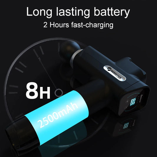 Booster M2-D Massage gun Deep Tissue Percussion Neck Back Body Massager Portable Fascia Gun Muscle Relaxation Electric Massager - Kiki of DC Styles Store