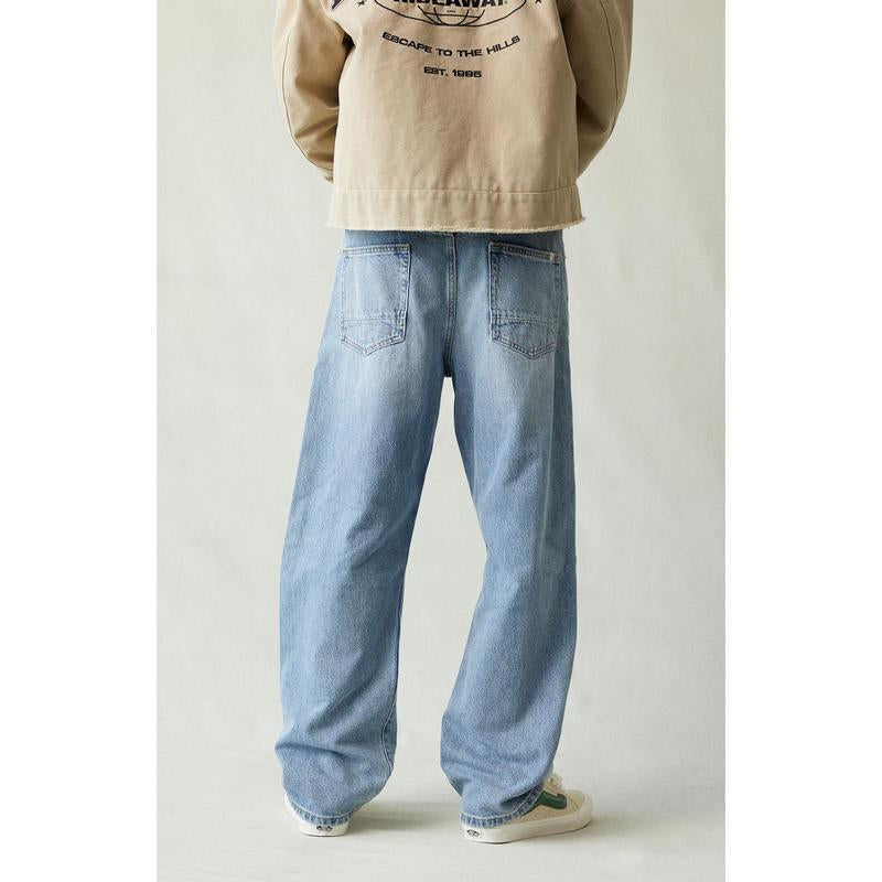 Pacsun Men's Dylan Relaxed Fit Jeans in Medium Indigo