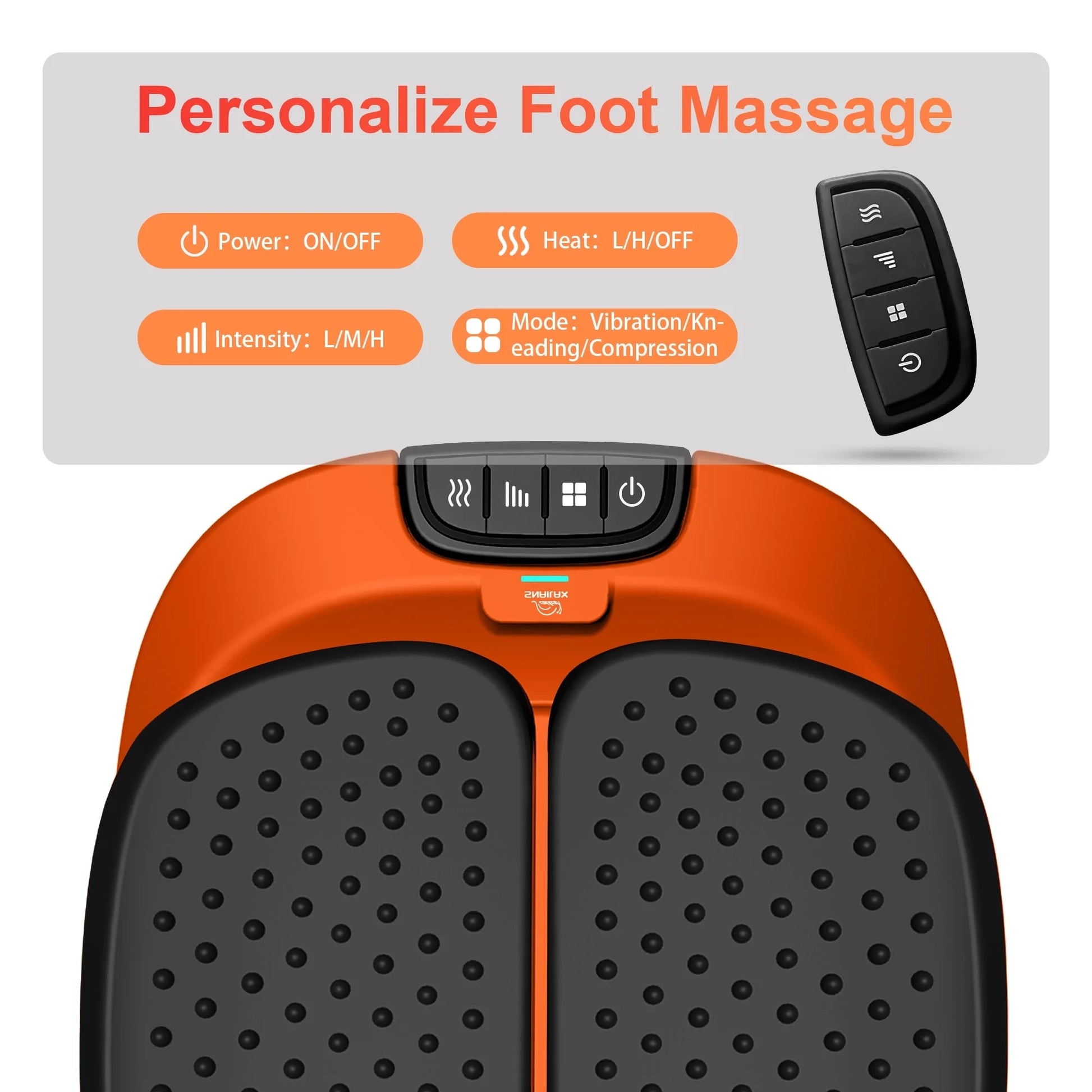 Foot Massager with APP Control, Vibration Foot Massager for Blood Circulation, up to Size 13, Father'S Day Gifts