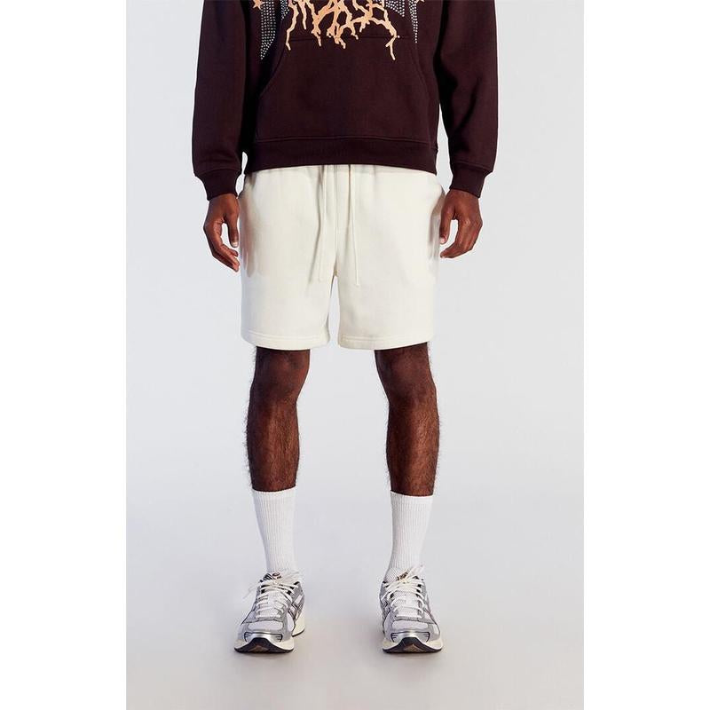 Pacsun Men'S Fleece Cream Sweat Shorts - Kiki of DC Styles Store