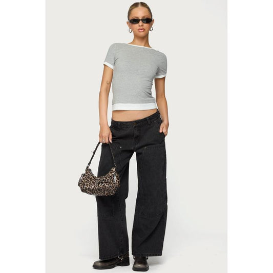 Petite Ayla Low Rise Carpenter Jeans - Kiki of DC Styles Store