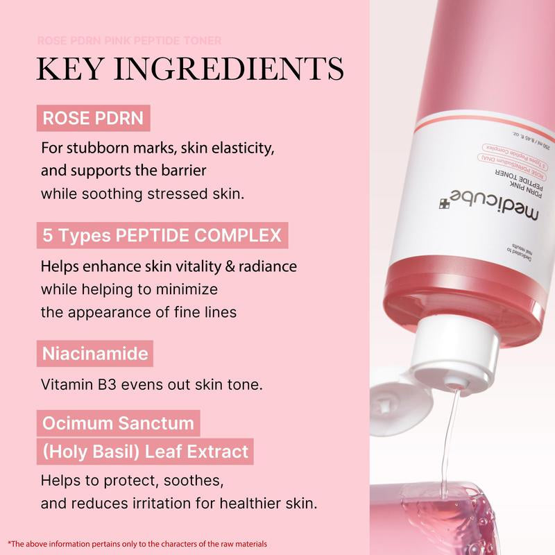 [Medicube Official] Pink Glass Glow Routine SetㅣK-Beauty Viral Glass Glow Device, PDRN Pink Peptide Toner, PDRN Pink Peptide Serum, Collagen Repair - Kiki of DC Styles Store