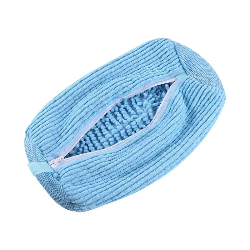 Laundry Bags Shoe Washing Machine Bag-with Zipper Non-Abrasive Washing Machine Shoe Protector Bags for Sneakers Travel Storage