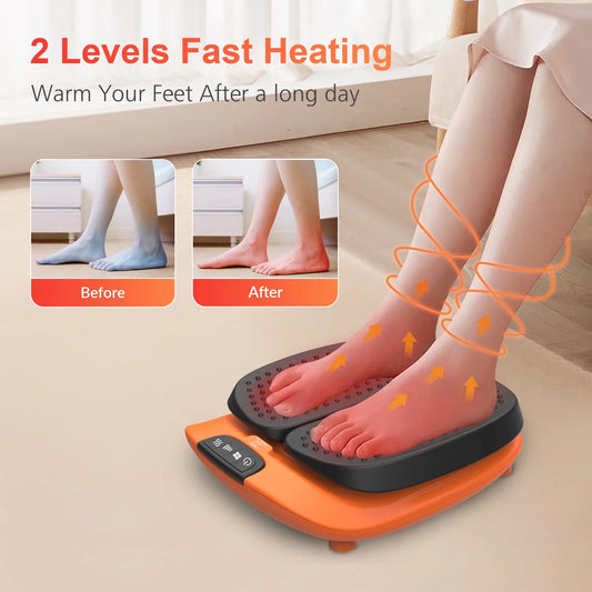 Foot Massager with APP Control, Vibration Foot Massager for Blood Circulation, up to Size 13, Father'S Day Gifts