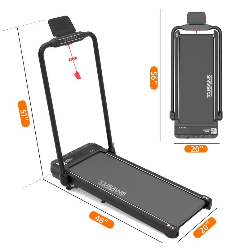 Walking Pad under Desk Treadmill with Incline，Portable Small Treadmills for Home and Office，2.5 HP Motor Super Quiet Brushless Motorized Walking Jogging Running Machine with Remote Control - Kiki of DC Styles Store