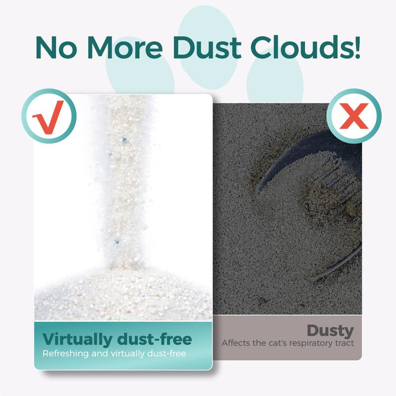 5.5Lb*3,Tapioca Cat Litter, Tofu Cat Litter, Kitty Litter,Odor Control Quick Clumping Low Dust ,Kitten Litter,Smart Litter Boxes Cat Litter,A Ideal Partner for Automatic Litter Boxes,Cassava Cat Litter,Flushable Cat Litter, - Kiki of DC Styles Store