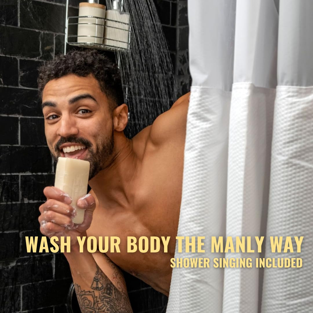 San Francisco Soap Co Man Bar 3-Piece Gift Set - No Harmful Chemicals - Good for All Skin Types - Made in the USA - Kiki of DC Styles Store