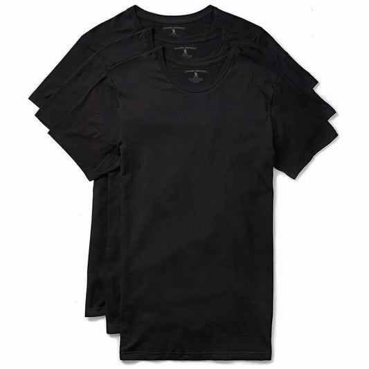 Elevate Your Everyday Style with the TRAILBLAZER Slim Fit Crewneck T-Shirts - Classic White and Black (3-Pack)