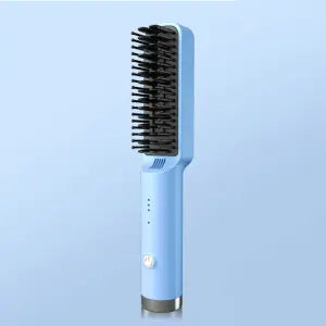 Experience Effortless Styling with the 2026 Upgraded Portable Hair Straightening Comb - USB Rechargeable & Wireless for Ultimate Convenience