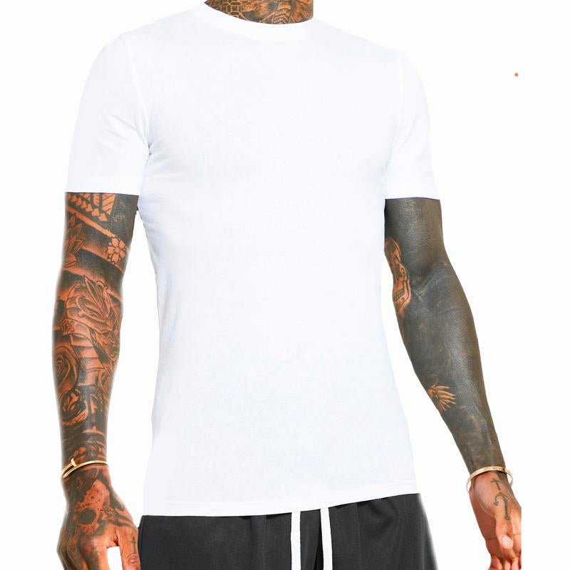 Elevate Your Everyday Style with the TRAILBLAZER Slim Fit Crewneck T-Shirts - Classic White and Black (3-Pack)
