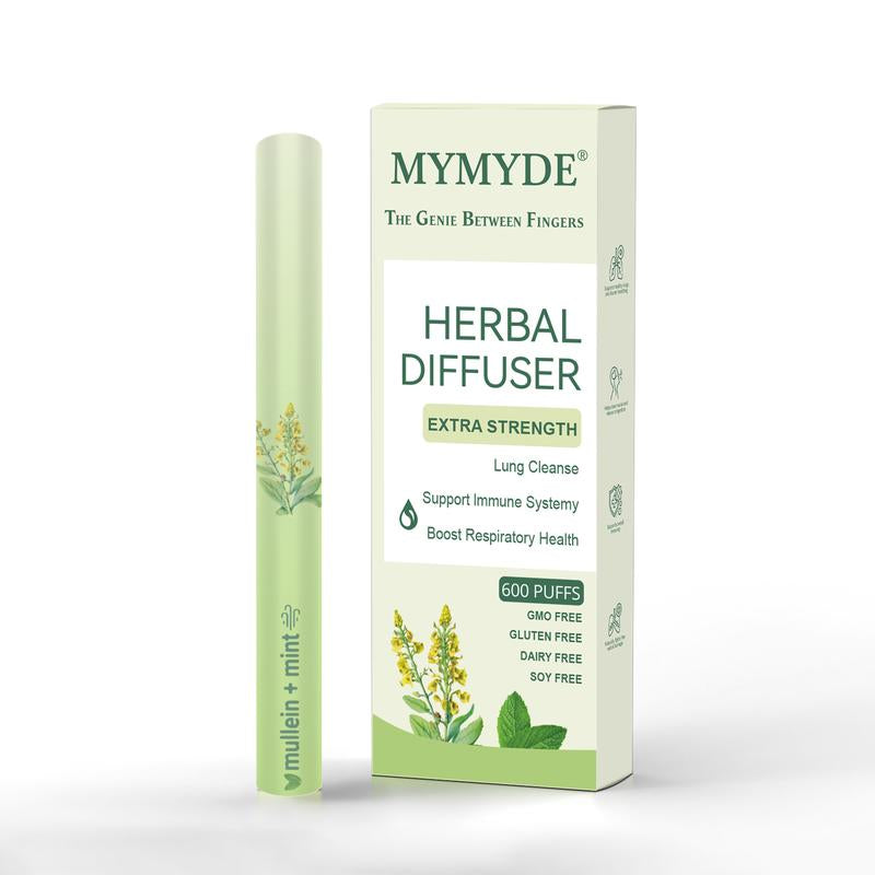 MYMYDE Thyme and Mint Extracts for Lung Detoxification and Oral Air Freshening, Herbal Diffusion Pen Relaxation Stick Solution Plant-Based Diffusion Pen with Mint Thyme - Kiki of DC Styles Store