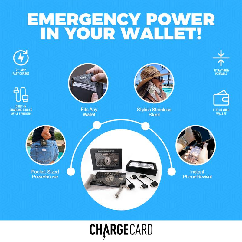 Chargecard® - World'S Thinnest Portable Charger - Kiki of DC Styles Store
