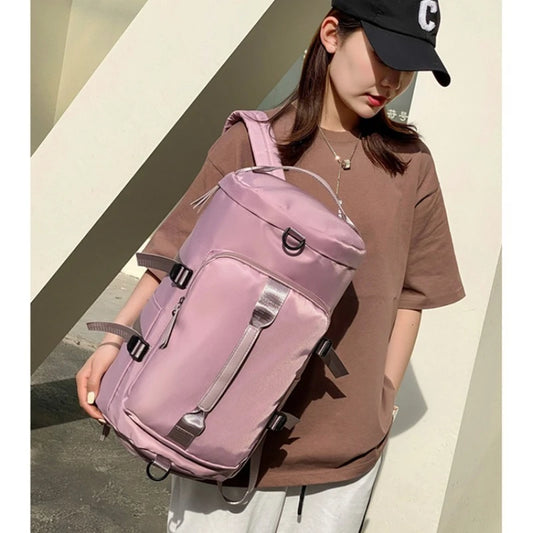 Fashion Sports Swimming Bag Dry Wet Separate Independent Shoe Warehouse Large Capacity Backpack Travel Bag Casual Luggage Bag
