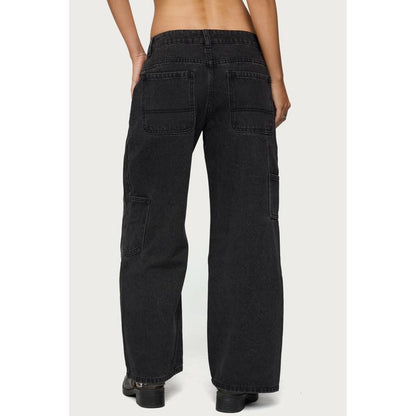 Petite Ayla Low Rise Carpenter Jeans - Kiki of DC Styles Store