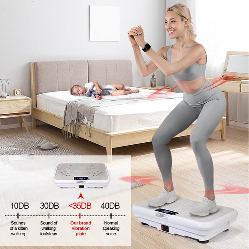 【Tiktokshopbacktoschool】Rotai Vibration Plate Exercise Machine Shake Plate Exercise Machine Full Body Workout Vibration Plate Lymphatic Drainage 1-99 Adjustable Speeds Power for Shaping Wellness Recovery Home Gym Core Strength Relaxation - Kiki of DC Styles Store