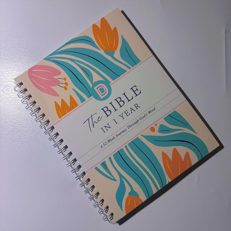 The Study the Bible for 1 Year - 52 Week Bible Journal, Bible Study Book, Personal Organizer, Office Stationery & Supplies, Gift for Women & Men - Kiki of DC Styles Store