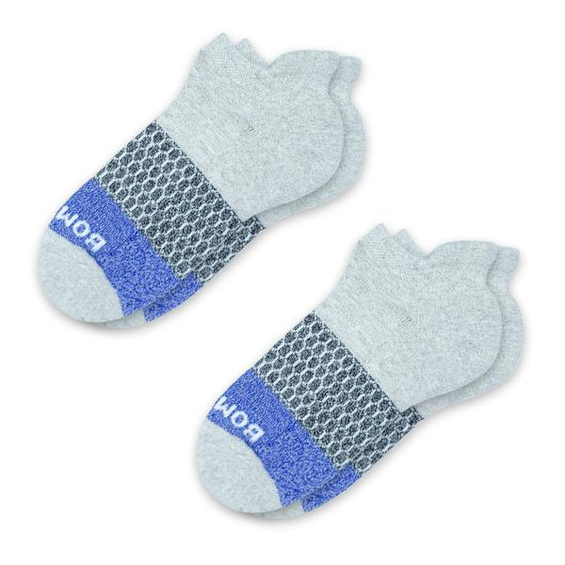3-5 Pack Bombas Tri-Block Honeycomb Ankle Support Solid Socks for Women, Men / Multi Colors Unisex Running Socks, Seamless Toe, Compression Socks