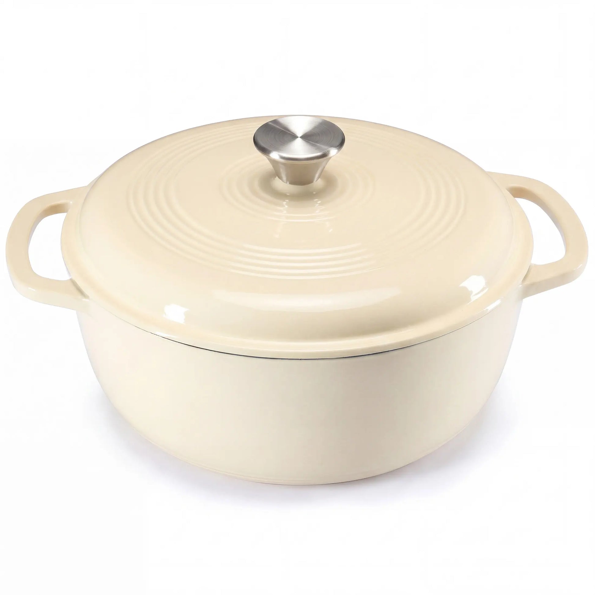 Elevate Your Cooking with Our 6QT Enameled Cast Iron Dutch Oven – Perfect for Braising, Baking, and Frying!