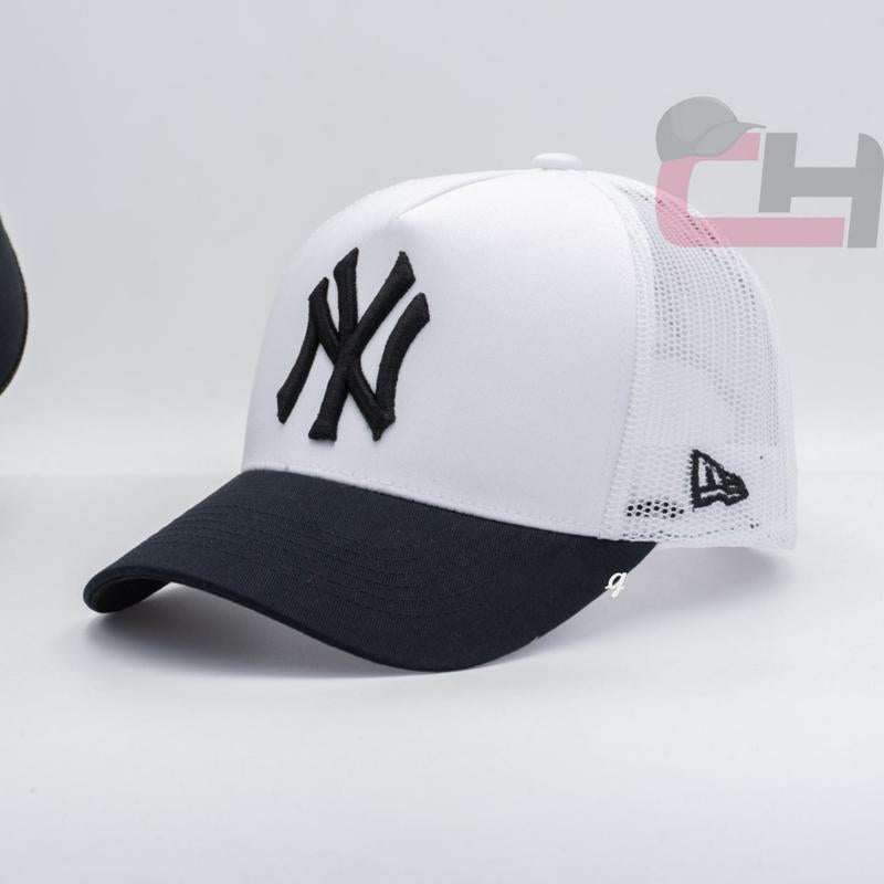 New Era NY 9FORTY Adjustable Baseball Hat for Men and Women - Soft Breathable Cotton, All-Season Wear, Metal Buckle Closure, Made in the USA