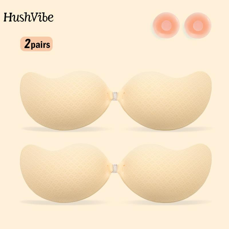 Invisible Push-Up Sticky Bra - Seamless, Comfortable & Strapless for Ultimate Support in Dresses & Bridal Wear - Kiki of DC Styles Store