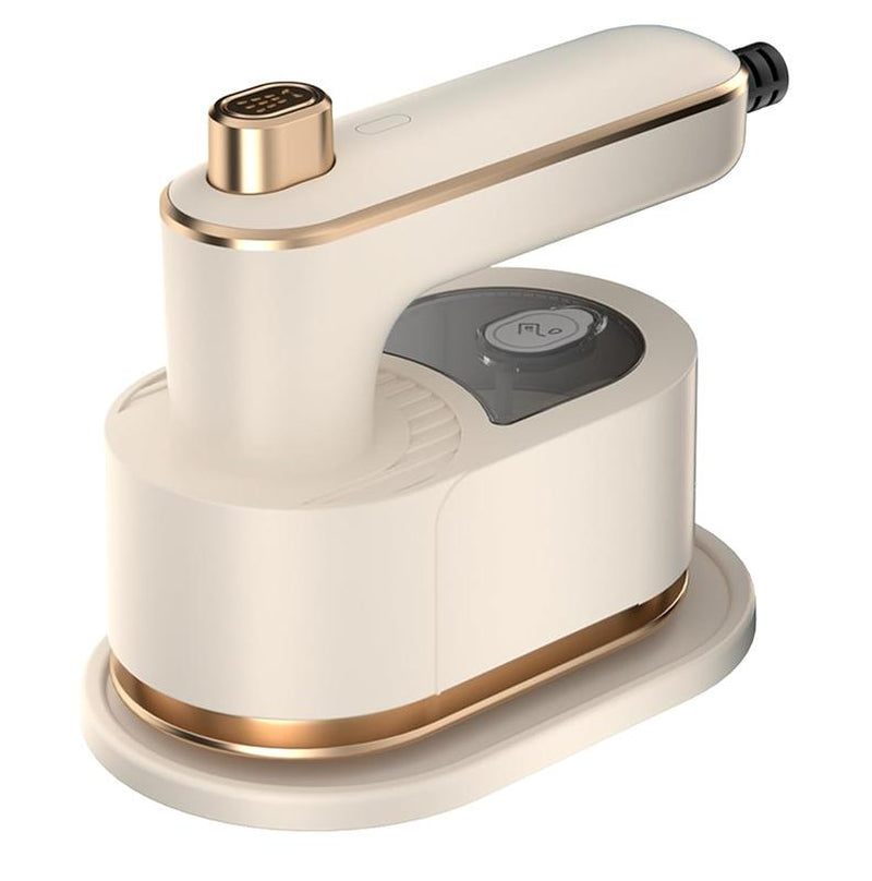 Upgrade Your Travel with the 2025 Mini Handheld Steamer Iron - Perfect for Home, Business, and On-the-Go (Beige/Green) - Kiki of DC Styles Store