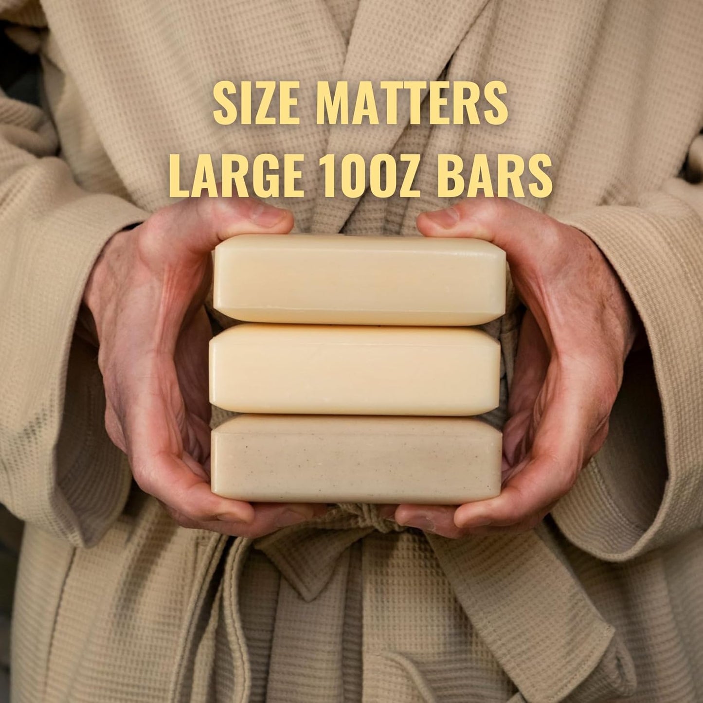 San Francisco Soap Co Man Bar 3-Piece Gift Set - No Harmful Chemicals - Good for All Skin Types - Made in the USA - Kiki of DC Styles Store