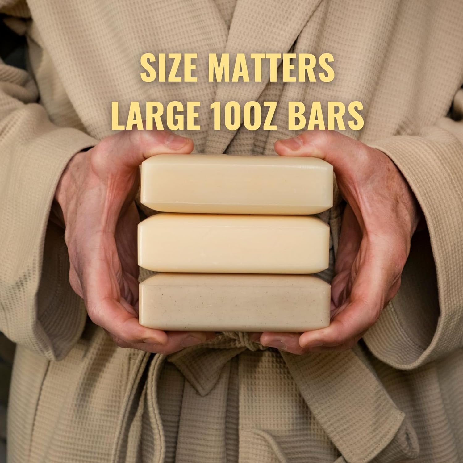 San Francisco Soap Co Man Bar 3-Piece Gift Set - No Harmful Chemicals - Good for All Skin Types - Made in the USA - Kiki of DC Styles Store