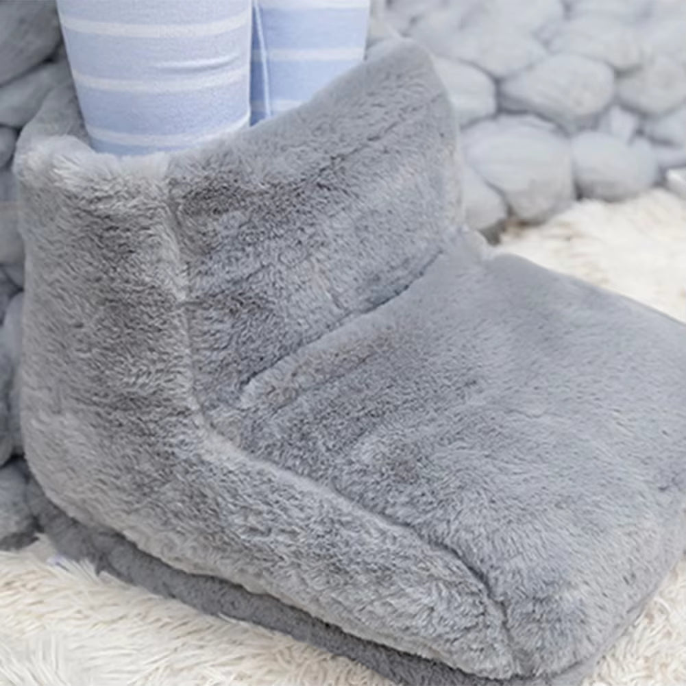 USB Electric Heater Foot Warmer Heated Comfort Fleece Suede Cushion Couple Warm Foot Cover Feet Heating Pads for Home Sleeping - Kiki of DC Styles Store