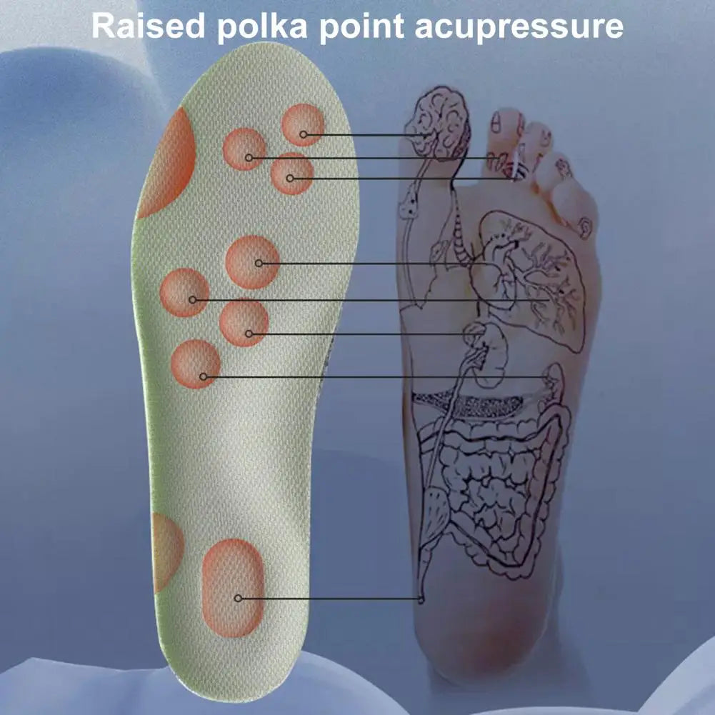 Memory Foam Insoles Cut to Fit Cloud Soles Breathable Inserts with Arch Support Shock-Absorbing Shoe Steppers for Sneakers