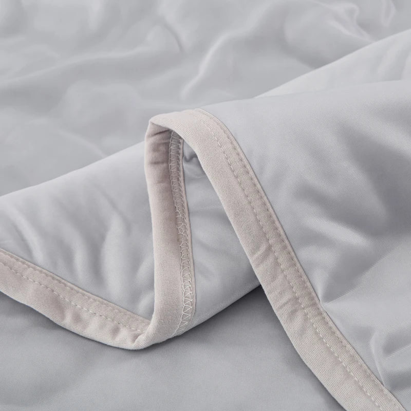 Summer Cooling Blanket for Bed Silky Air Condition Solid Color Ultra-Soft Blanket Washable Ice Quilt Class A Cool Feeling Quilt - Kiki of DC Styles Store