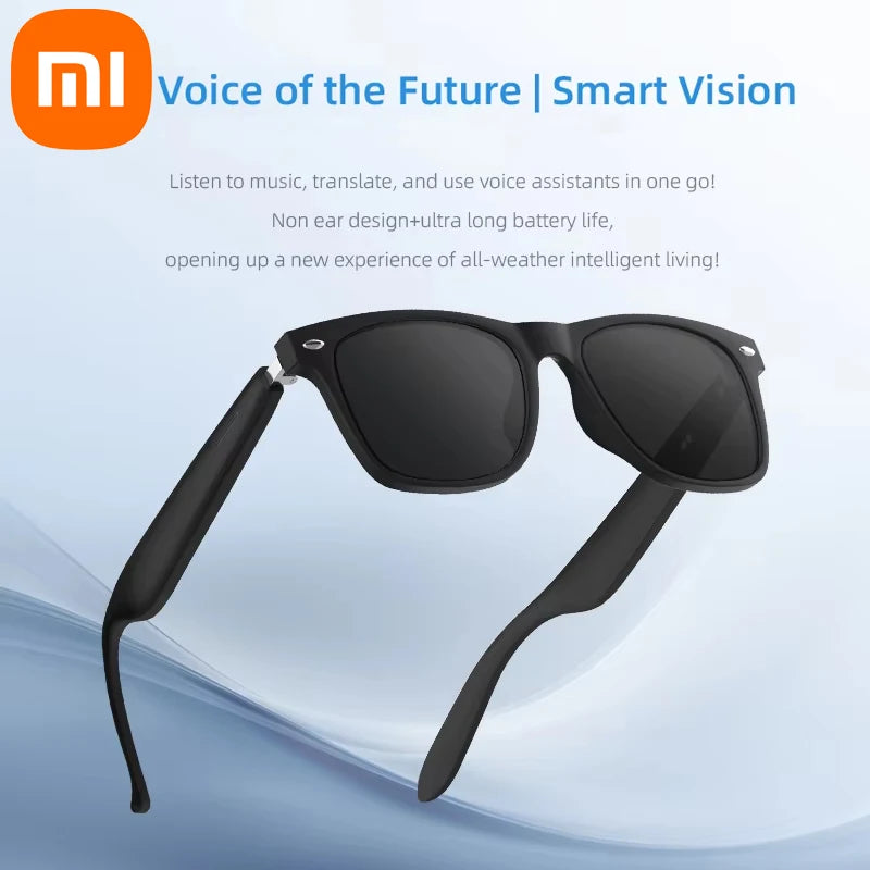 Xiaomi AI Translation Smart Glasses Real-time Translation Anti-Blue Light Waterproof Calls Wireless Smart Sunglasses Headset