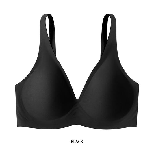 Werena V-Neck Wireless Bras for Women Seamless No Underwire Bra Comfortable Everyday Wire-Free Bras - Kiki of DC Styles Store