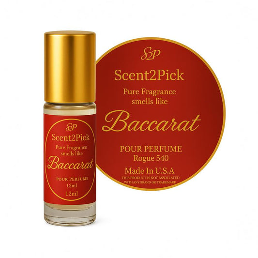 ROUGE & ROLL-ON SCENT OIL - 12Ml Alcohol-Free Long-Lasting Oil-Based Fragrance in Travel-Friendly Roller Bottle - Kiki of DC Styles Store