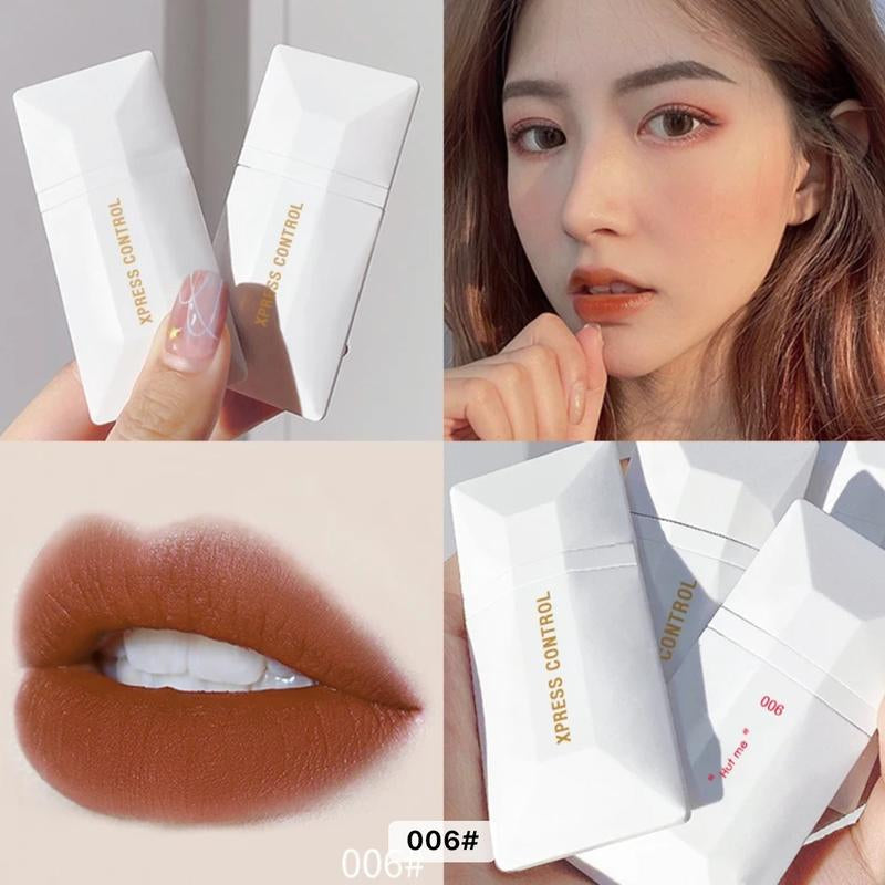 Luxurious Lip Glaze Makeup Set - Long Lasting, Matte Velvet Finish, Waterproof & Non-Smudge Lipsticks in Red, Orange, and Brown Shades - Kiki of DC Styles Store